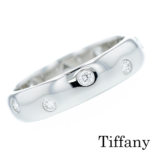 Tiffany&Co.PTDI3MMドッツリングダイヤ0.10ct[新品仕上げ済